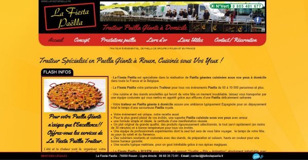 ou trouver un traiteur de paella proche de Rouen 76