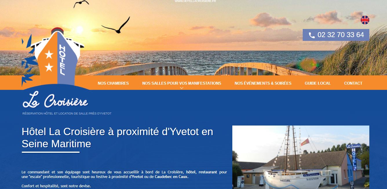 Agence web spécialisée en référencement SEO pour hôtel en Normandie - Hôtel La Croisière secteur Caudebec en Caux