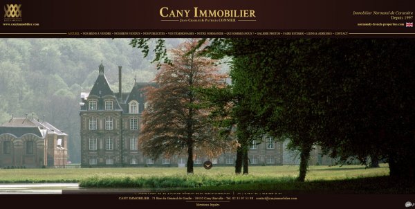 création de site internet pour agence immobiliere proche Cany Barville 76