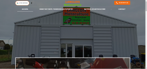 Page d'accueil du site de Langlois Motoculture