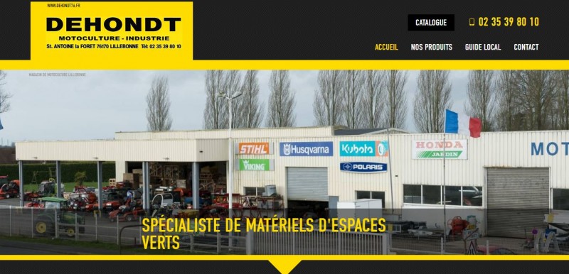 Agence web pour référencement de site motoculture secteur Yvetot
