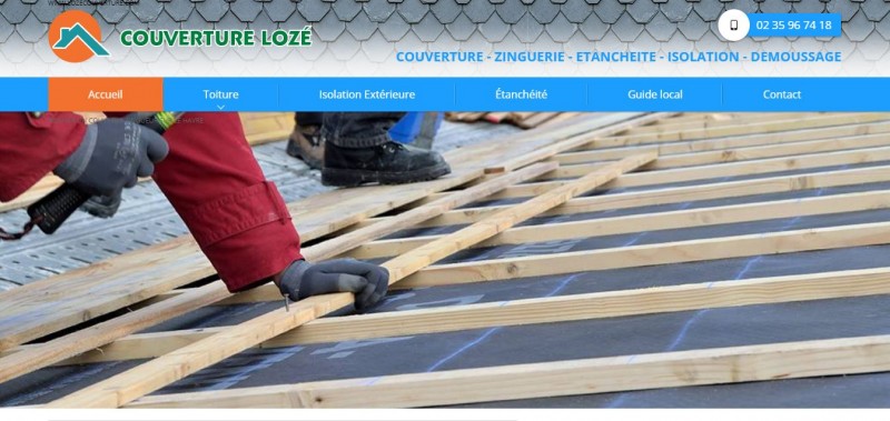 Agence Web pour la mise en place d'un site internet avec référencement naturel pour le domaine du bâtiment secteur Fécamp