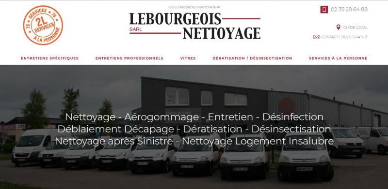 Spécialiste dans le référencement naturel pour les entreprises de nettoyage en Normandie - Lebourgeois Nettoyage secteur Bolbec