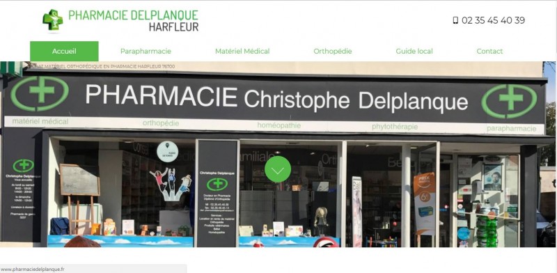Créer son site internet sur mesure pour les pharmacies en Normandie secteur Le Havre 