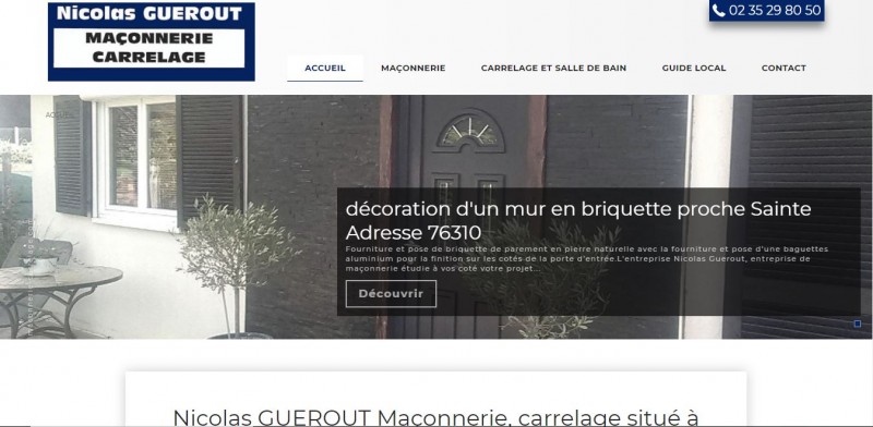 Trouver un site internet pour les maçons et carreleurs en Normandie 