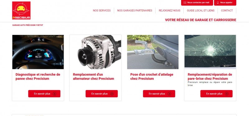 Trouver une agence web pour référencer en naturel un réseau de garage en Normandie - Réseau Précisium 76